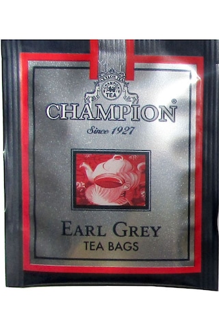 Champion Earl Grey Bergamot Aromalı Siyah Bardak Poşet Çay 100 x 2 G