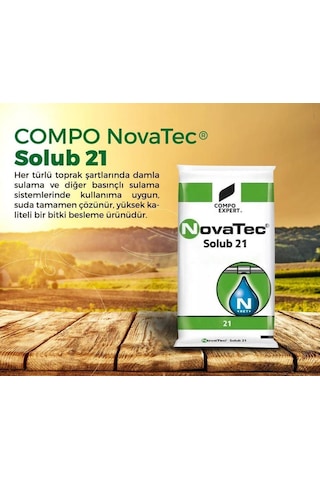 Compo Novatec Solub 21 DaMLama Sulama Gübresi 25 KG