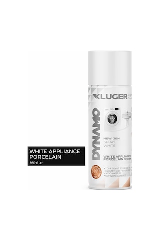 Kluger Beyaz Eşya Porselen Emaye Beyaz Spey Boya 501