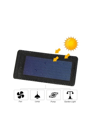 Trendooze Esnek 0.3w Güneş Paneli - Kamp Ekipmanı, Dıy Oyuncak & Lamba