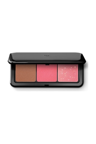 Kiko Multi Finish Trio Blush & Bronzer Palette - 03 Pink