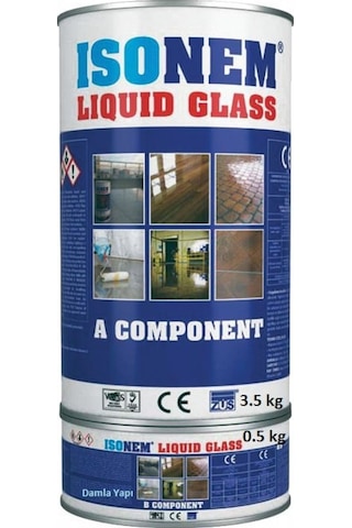 Isonem Lıquıd Glass Şeffaf (Sıvı Cam) Fayans Seramik Balkon Çatı