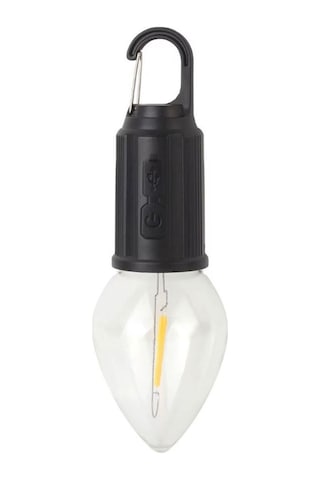 Büro Ev Ofis Kamp Keyfi İçin Taşınır Şarjlı Led Ampül Outdoor Bahçe Lambası Açık Gri