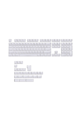 Contourline Keycaps 130 Adet Klavye Tuşu Tam Set Çatlak Işıklı Tuş Takımı