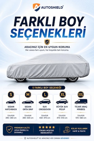 Volvo V40 Cross Country Uyumlu 4 Mevsim Oto Branda Araç Örtüsü