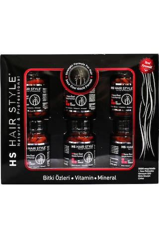 Hs Hair Style Saç Besleyici Tablet Seti 6 x 60 Tablet