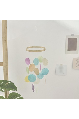 Ana Sayfa Ahşap Kabuk Dekorasyonu Rüzgar Zil Penceresi Eşik Balkon Dekorasyonu