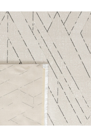 Madame Coco Burcet Halı - Krem/gri - 80x300 Cm 8684427188897 Çok Renkli