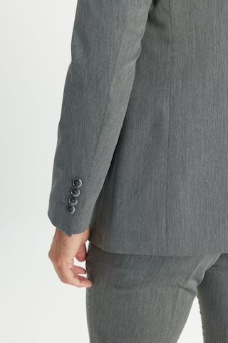 AC&Co / Altınyıldız Classics Erkek Grı Slim Fit Dar Kesim Mono Yaka Takım Elbise Gri