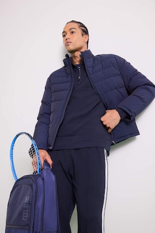 Defacto Defactofit Su İtici Regular Fit Fermuarlı Su Geçirmez Mont E9219ax25aunv238 Lacivert