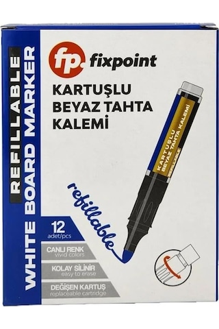 Fixpoint Tahta Kalemi Mavi 12'li Paket Çok Renkli