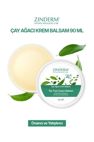 Çay Ağacı Yağı Kremi Balsamı Ve Aynısefa Yağı Kremi Balsamı 90ml