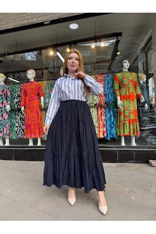 Kraş Etek Siyah Siyah