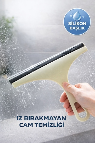 Çok Amaçlı Cam Sileceği Banyo Duşakabin Ayna Cam Temizleme Aparatı İz Bırakmayan Cam Çek Renkli Diğer