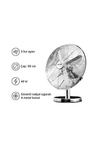 Koenıc KTF 30321 Masaüstü Vantilatör
