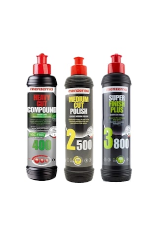 Menzerna 3 Lü Set 250ml 400 Green-2500-3800