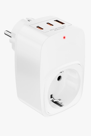 Diğer - Usb Şarj Ve Priz Tekli Priz Usb Ve Type C Şarj Duvar Tipi Priz Çoklayıcı