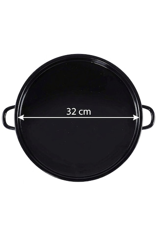 Kavurma Sacı 32 Cm Siyah