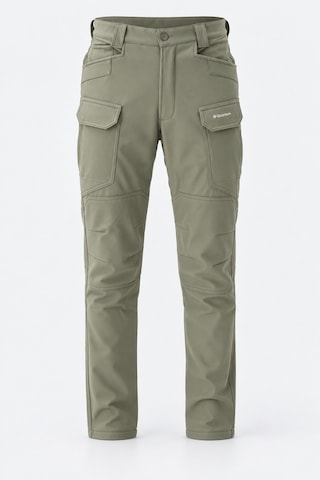 Dechers Erkek Kışlık İçi Polarlı Rüzgar Su Geçirmez Soft Shell Taktik Pantolon - E231 Bej
