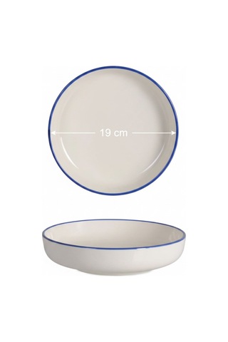 6'lı Toledo Kase 19cm Rim Lacivert Rinart Krem 6'lı Toledo Kase 19cm Rim Lacivert Rinart Krem
