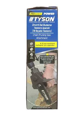 Tyson Matkaba Takılan Zincirli Dal Budama Testere Hızar Aparatı