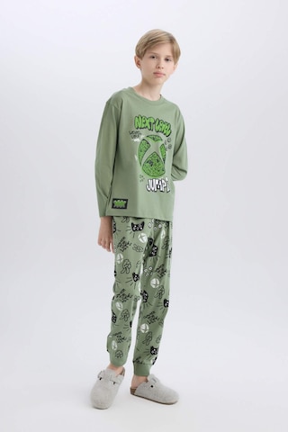 DeFacto Erkek Çocuk Xbox Pijama Takımı Bisiklet Yaka Uzun Kollu Üst Beli Lastikli Uzun Alt D8445A824WNGN425
