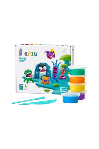 Hey Clay Yaratıcı Kil Seti - Aliens