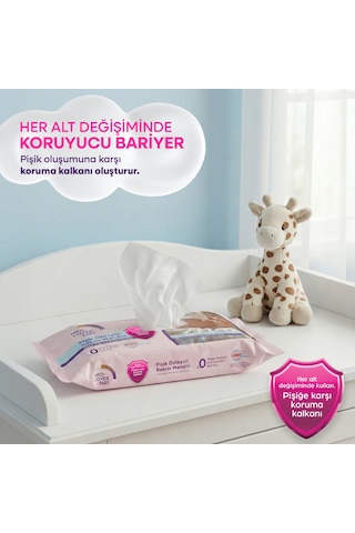 Med-cover Baby Pişik Önleyici Bakım Mendili 50'li x 12 Avantaj Paketi