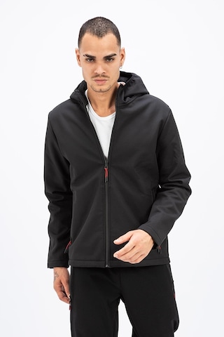 Exuma Haki Kapşonlu Softshell Mont (X-Large)