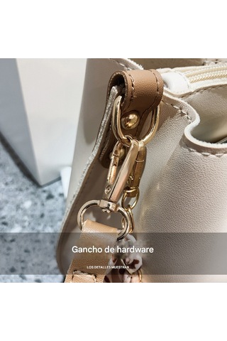 Kadın Günlük Seyahat Çantası, Kadın El Çantası, Postacı Çantası, Su Geçirmez Kadın El Çantası, Pu Deri Üniversite Tarzı Alışveriş Çantası Beyaz Diğer