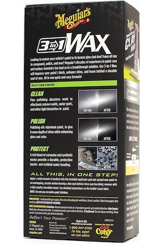 Meguiars 3'ü 1 Arada Wax Cila