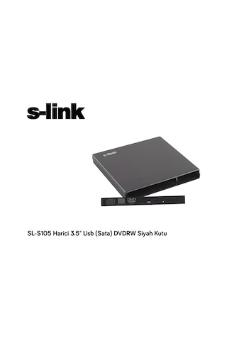 S-Link Sl-S105 Harici Usb Sata Dvd-Rw Siyah Kutu