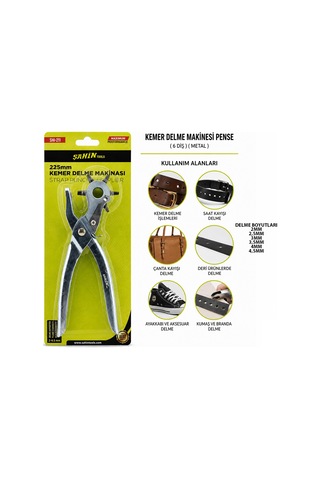 Storeşahin Metal Kemer Delme Pensesi 6 Diş Shn0720