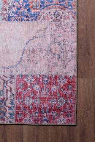 Jazz Patchwork Desenli Dokuma Taban Dekoratif Rustik Halı (Al 82)