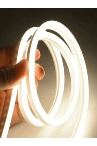 2 Metre Neon Günışığı 220 V Esnek Hortum Şerit Led Işık+ Fiş