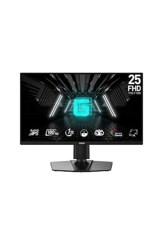 MSI G255PF E2 24.5" 1 MS 180 Hz Adaptive Sync Full HD Rapid IPS LED Monitör