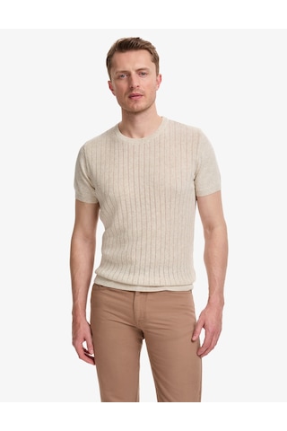 Pierre Cardin Erkek Bej Kazak /triko 50323949-vr011