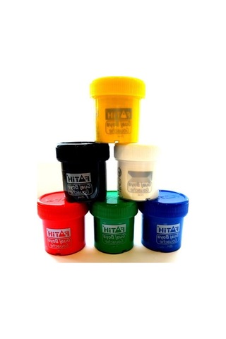 6 Renkli Guaj Boya Seti - 25 Ml X 6 Adet 10'lu