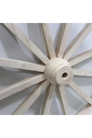 Otantik Çarşı Ahşap At Arabası Tekeri 90 Cm