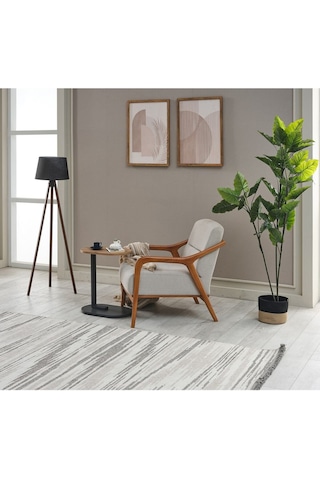 Tekerlekli Etna Sehpa 50x30x57 Cm Siyah