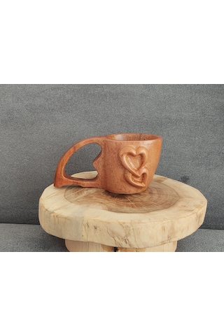 Kuksa Kalp Desenli 190 Ml Çok Renkli