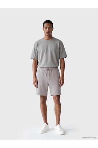 Lcw Vision Gri Regular Fit Erkek Şort