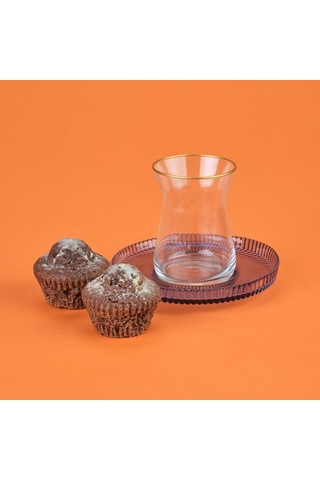 Evidea Kitchen 6'lı Çay Tabağı - Mavi - 12 Cm Mavi