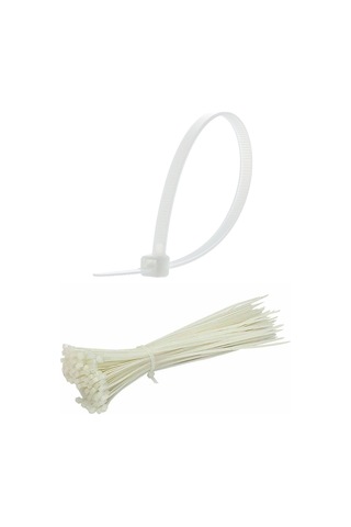 100 Adet Plastik Cırt Kelepçe Kablo Bağı Kablo Düzenleyici- 3.6 X 150 Mm Bx40