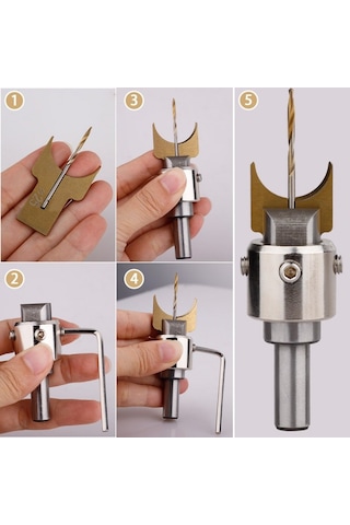 Rox Wood Ahşap Yuvarlak Boncuk Şekillendirme Matkap Ucu Seti