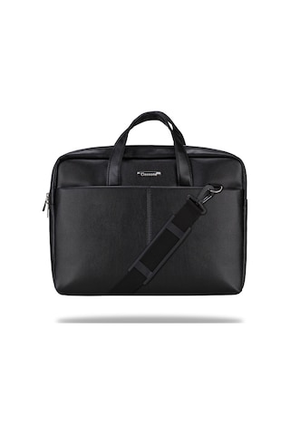 Classone Vıp Sd150 15.6 Suni Deri Laptop Çantası -siyah Siyah