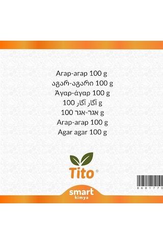 Tito Agar Agar E406 100 G
