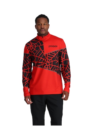 Spyder Spyder Vital 1/2 Zip Erkek Kırmızı İçlik Üst 22417