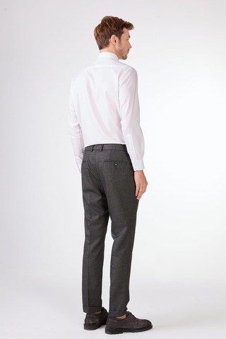 Dufy Antrasit Düz Slim Fit Casual Erkek Pantolon Antrasit