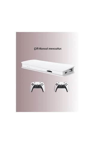 M15 Retro Konsol 20.000 Oyunlu, Çift Gamepadli, 4k Hdmı
